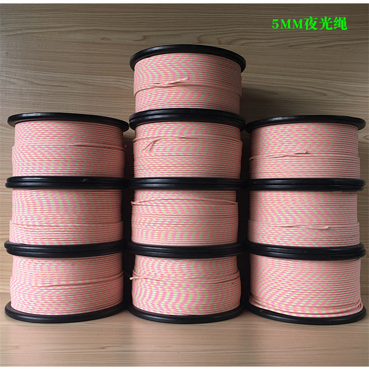 Roles of pink Warning Rope for Camping