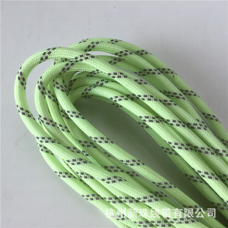 Light Green Warning Rope for Camping