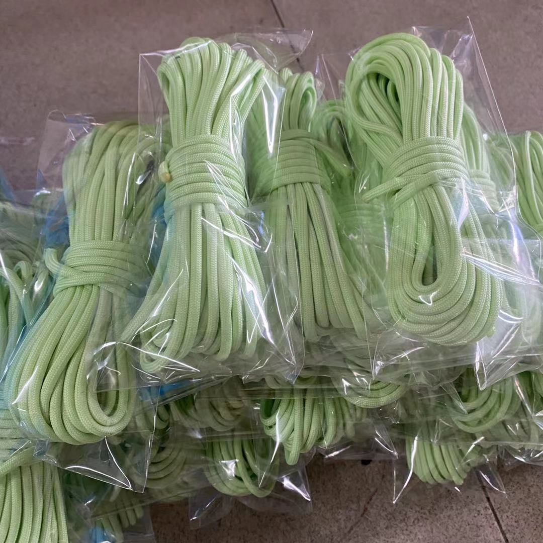 green rope climbing equipment in packaging