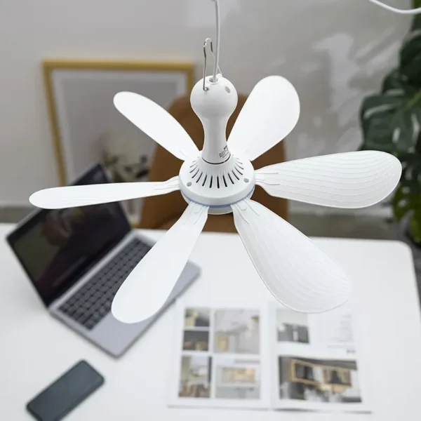 kf-S6a84f765641a463f867344360f1aee01d-Silent-6-Leaves-USB-Powered-Ceiling-Canopy-Fan-with-Remote-Control-Timing-4-Speed-Hanging-Fan