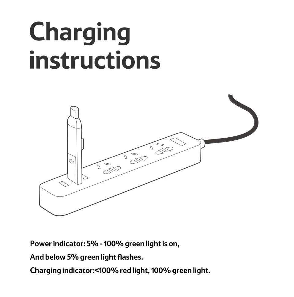 Charging instructions